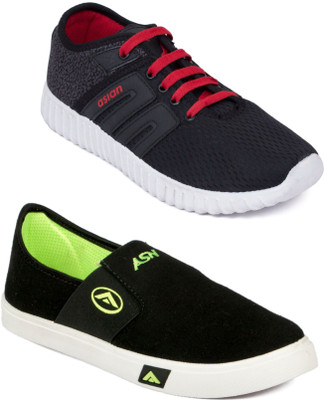 

Asian Men Casual & Running Shoes Combo Pack of 2 Training & Gym Shoes For Men(Multicolor