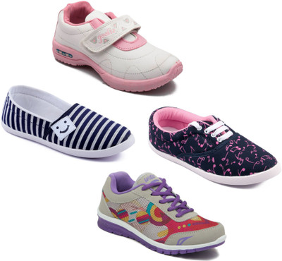 

Asian Women Casual & Running Shoes Combo Pack of 4 Casuals For Women(Multicolor