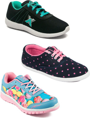 

Asian Women Casual & Running Shoes Combo Pack of 3 Casuals For Women(Multicolor