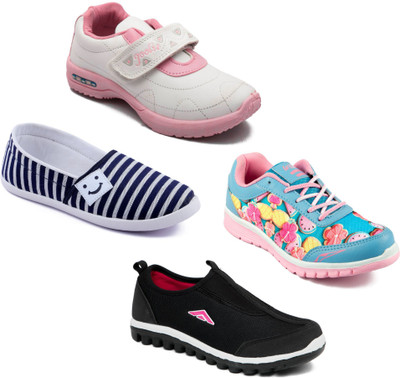 

Asian Women Casual & Running Shoes Combo Pack of 4 Casuals For Women(Multicolor