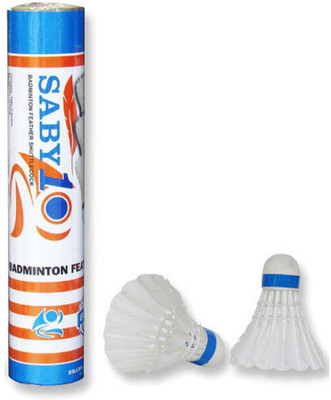 

Sach Saby-10 Feather Shuttle - White(Medium, 77, Pack of 10)