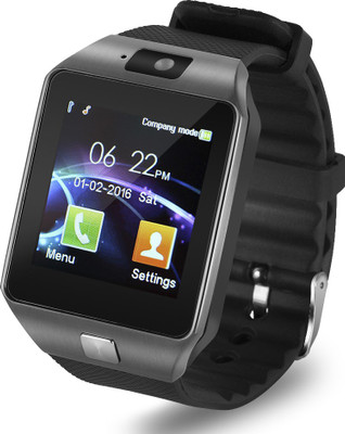 

SYL Presenting Bluetooth Smartwatch with Sim- Card Support Compatible Black Smartwatch(Black Strap Free Size)