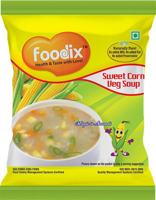 

Foodix Sweet Corn Soup Mix -48g (Pack of 2)(96 g)