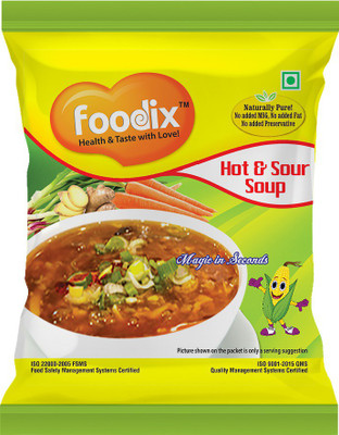 Foodix Hot & Sour Soup Mix-12g (Pack of 5)(60 g)