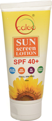 

Caleo Sunscreen Lotion With uVA & uvb Protection - SPF 40+(100 ml)