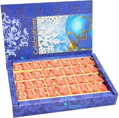 

Ghasitaram Gifts Mawa Coconut Barfi(400 g, Box)