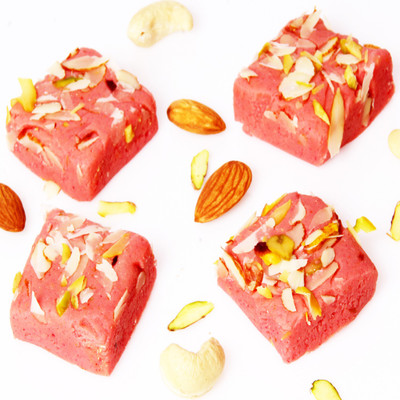 

Ghasitaram Gifts Rose Barfi(800 g, Box)