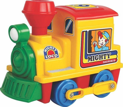 

Z A Enterprises Push and Pull back Locomotive Mighty Engine for kids(Multicolor)