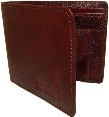 

Orbit Men Brown Genuine Leather Wallet(9 Card Slots)