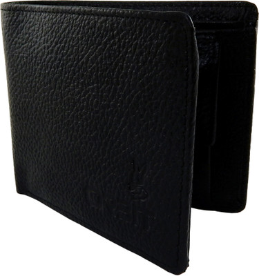 

Orbit Men Black Genuine Leather Wallet(7 Card Slots)