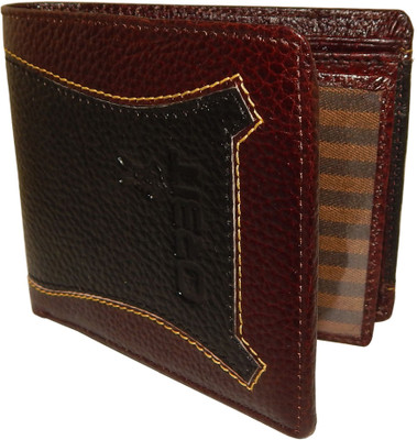 

Orbit Men Khaki, Black Genuine Leather Wallet(6 Card Slots), Black;khaki