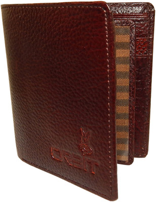 

Orbit Men Brown Genuine Leather Wallet(10 Card Slots)