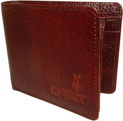 

Orbit Men Brown Genuine Leather Wallet(8 Card Slots)