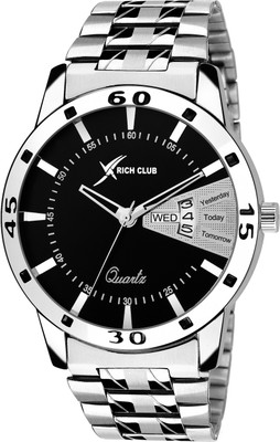 

Rich Club RC-1999BK Day And Date Function Hybrid Watch - For Men