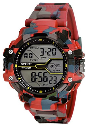 

Cloxa Army Red Color Sports Watch For Boys And Mens Watch - For Boys