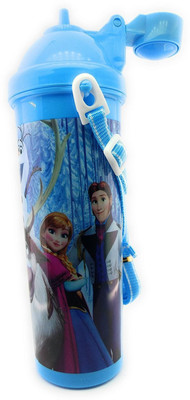 

Oytra Sipper Water Bottle For Kids With Straw | Frozen | Height - 22 cm | Capacity: 550 ml | BPA Free 550 ml Sipper(Pack of 1, Blue)