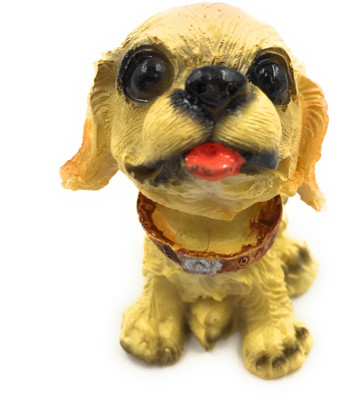 

24x7eMall Small Dog / Puppy Bobblehead Resin For Cars ~ Desks ~ study ~ office ~ Dashboard Decors (Golden Retriever)(Brown)
