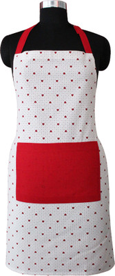 AIRWILL Cotton Home Use Apron - Free Size(Multicolor, Single Piece)