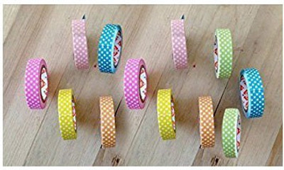 

Abaj Polka Dot Adhesive Paper Tapes (Set of 12)