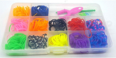 

Abaj Rainbow Color Loom Band Kit (RECTANGLE SHAPE)