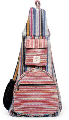 

The House of Tara Handloom Fabric Shoulder Bag 20 L Backpack(Multicolor)