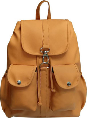 

View Bags school bag, collage bag, 8 L Backpack(Tan)