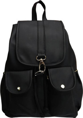 

View Bags school bag, collage bag, 8 L Backpack(Black)