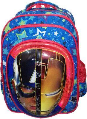 

kidoz kingdom AVENGERS CIVIL WAR BACKPACK 16 INCH 3 L Trolley Backpack(Multicolor), Multicolour
