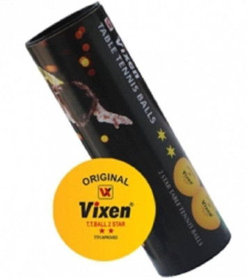 

Vixen 3 STAR REGULAR Tennis Ball(Pack of 3, Orange)