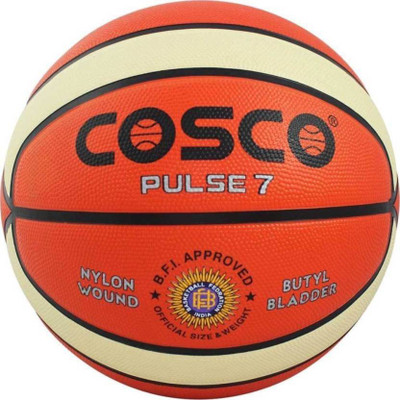 

Cosco Pulse Basketball - Size: 7(Pack of 1, Brown), Orange