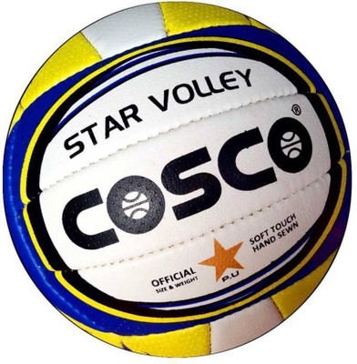 

Cosco Star Volley Volleyball - Size: 4(Pack of 1, Yellow, Blue), Multicolor
