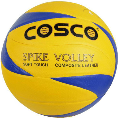 

Cosco Spike Volley Volleyball - Size: (Pack of 1, Yellow, Blue, Multicolor