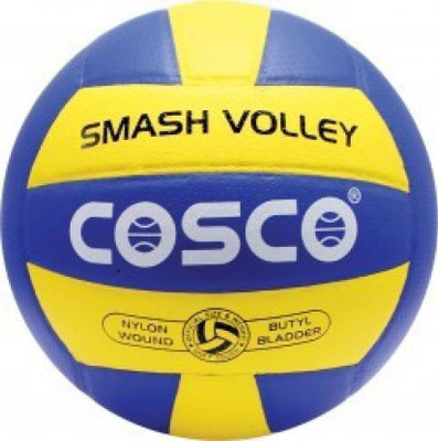 

Cosco Smash Volley Volleyball - Size: 4(Pack of 1, Yellow, Blue), Multicolor