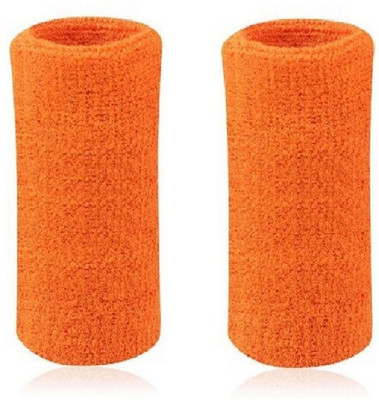

QUINERGYS Solid Wristband(Pack of 2, Light orange