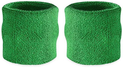 

QUINERGYS Solid Wristband(Pack of 2, Parrot green
