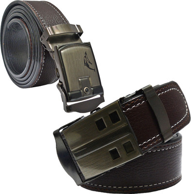 

Sun Shopping Men Formal Brown Synthetic Belt