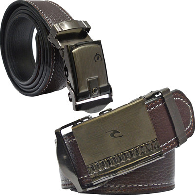 

Sun Shopping Men Formal Brown Synthetic Belt