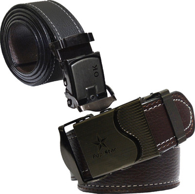 

Sun Shopping Men Formal Multicolor Synthetic Belt