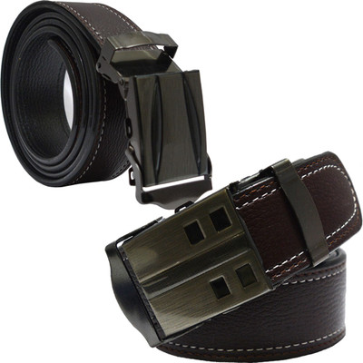

Sun Shopping Men Formal Brown Synthetic Belt