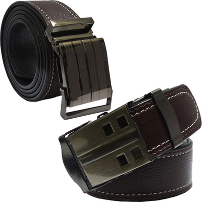 

Sun Shopping Men Formal Brown Synthetic Belt