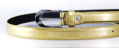 

Nayanth Collections Women Gold Genuine Leather Belt