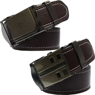 

Sun Shopping Men Formal Brown Synthetic Belt