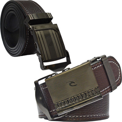 

Sun Shopping Men Formal Brown Synthetic Belt