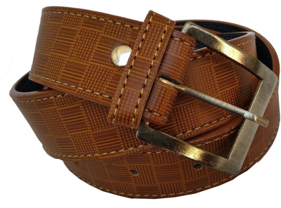 

Good Life Stuff Men Casual, Party, Formal, Evening Tan Artificial Leather Belt
