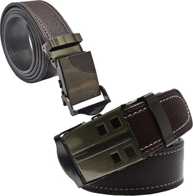 

Sun Shopping Men Formal Brown Synthetic Belt