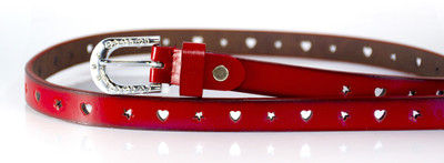 

Nayanth Collections Women Red Genuine Leather Belt