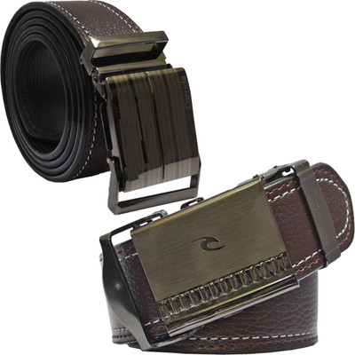 

Sun Shopping Men Formal Brown Synthetic Belt