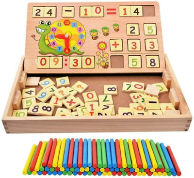 

YAMAMA 2 in 1 Multi Functional Educational Wooden Board Game