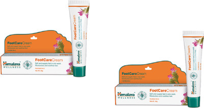 

Himalaya FootCare Cream Heal cracked heels, naturally pack of 2(50 g)