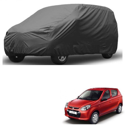 Furious3D Car Cover For Maruti Suzuki Alto 800 (Without Mirror Pockets)(Grey, For 2017, 2016 Models)